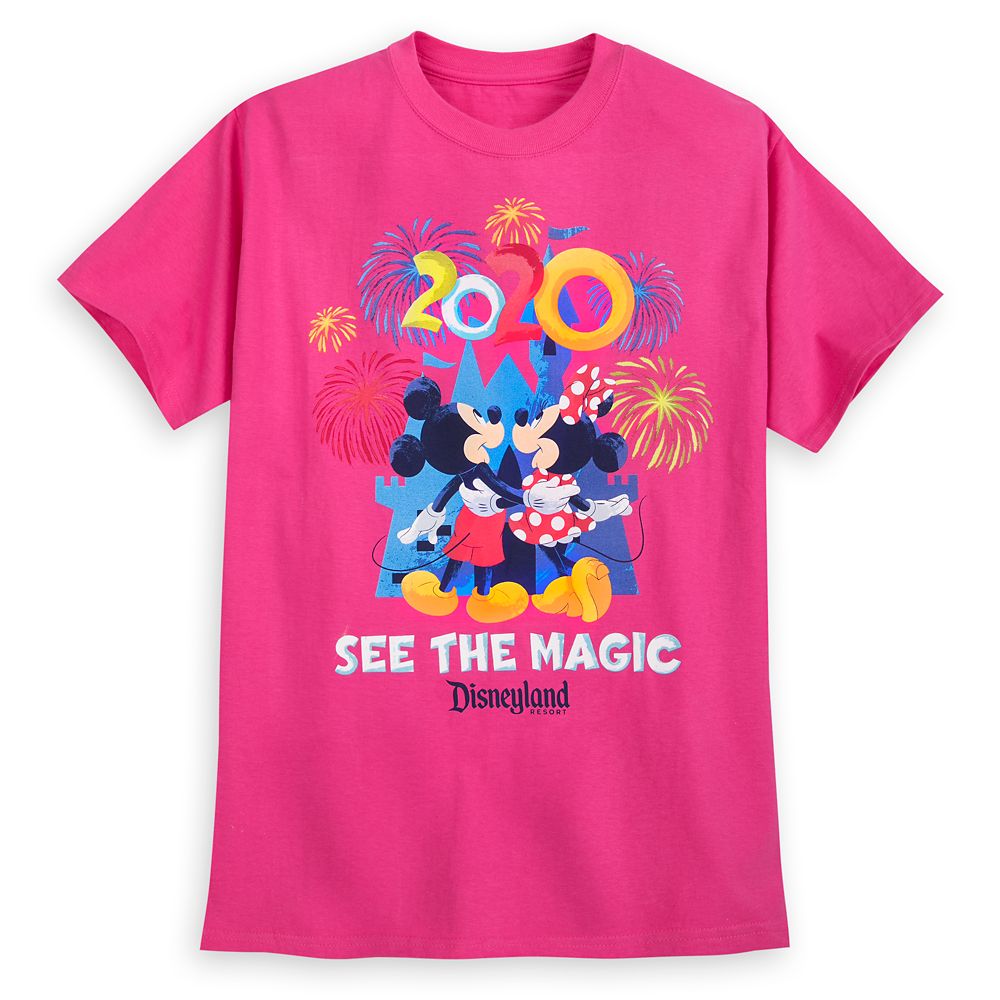 Mickey and Minnie Mouse T-Shirt for Adults – Disneyland 2020