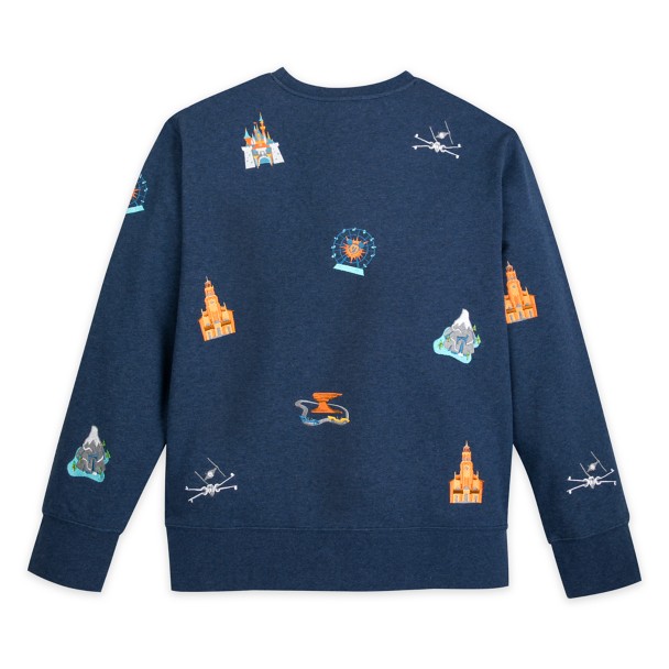 Disneyland Embroidered Icons Sweatshirt for Men