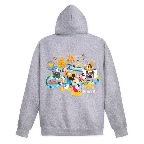 Mickey Mouse and Friends Zip-Up Hoodie for Adults – Disneyland