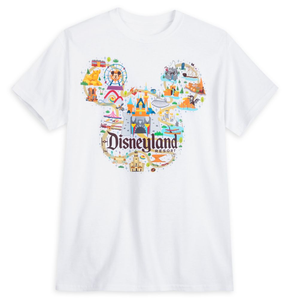 Disneyland Map T-Shirt for Adults – Park Life