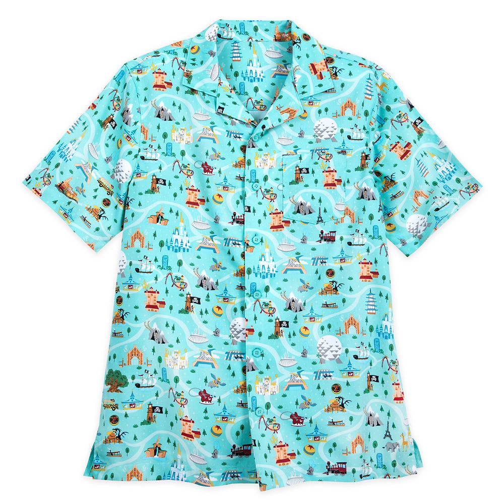 Disney Park Life Woven Shirt for Men – Walt Disney World