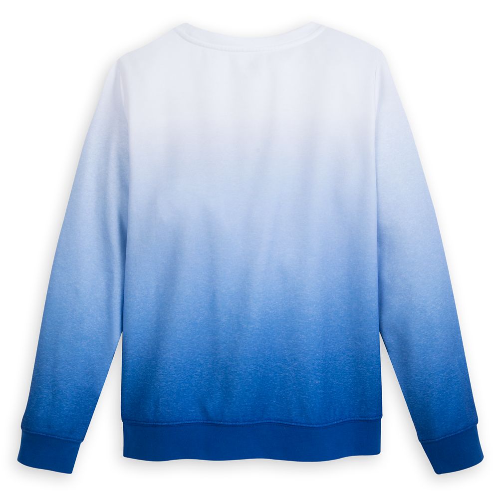 blue pullover sweatshirt