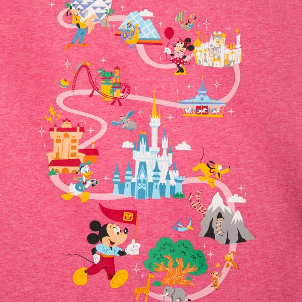 Mickey Mouse and Friends Ringer T-Shirt for Women – Walt Disney World