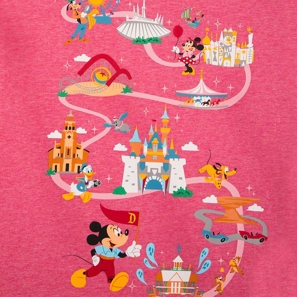 Mickey Mouse and Friends Ringer T-Shirt for Women – Disneyland
