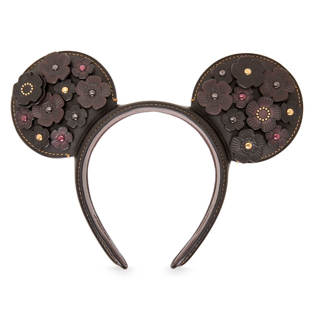 Minnie Mouse Leather Ear Headband by COACH | Disney Store