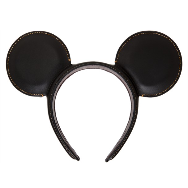 Red and Navy Blue Louis V Leather Minnie Ears, Designer Minnie Ears