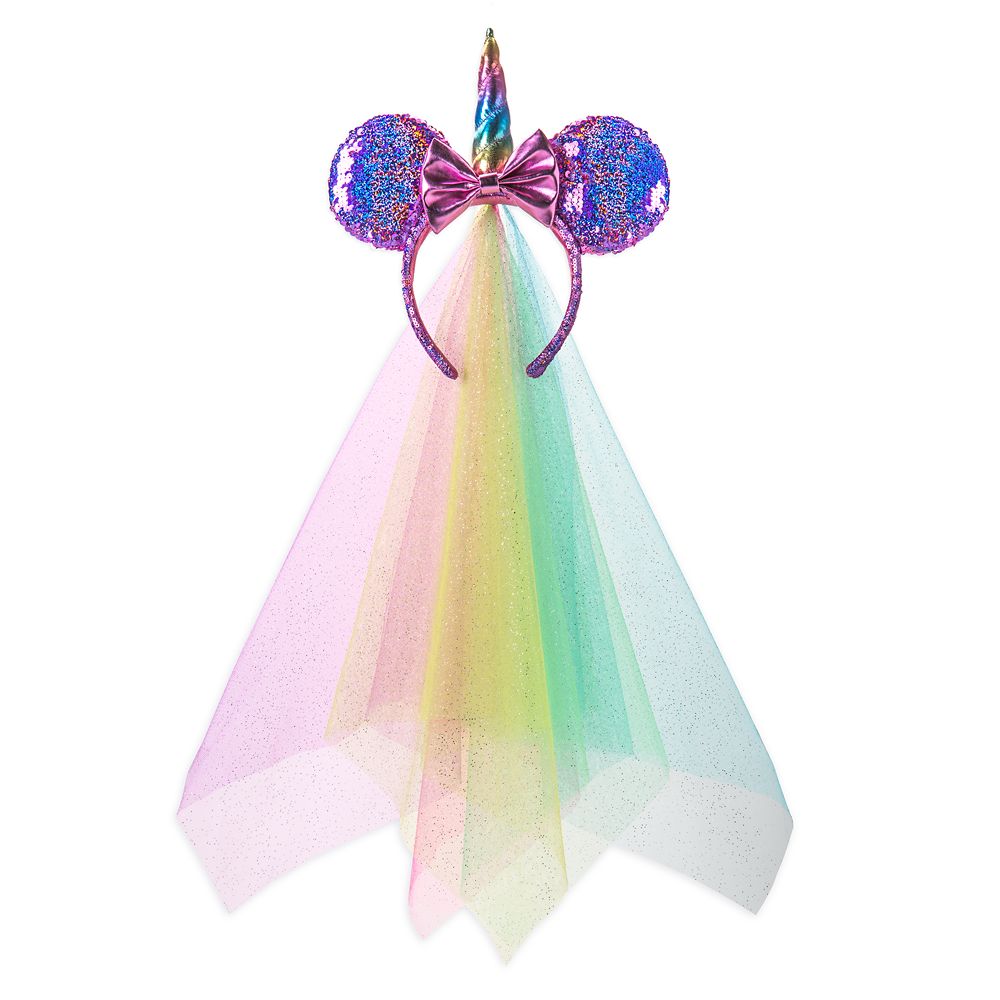 Minnie Mouse Unicorn Sequined Ear Headband