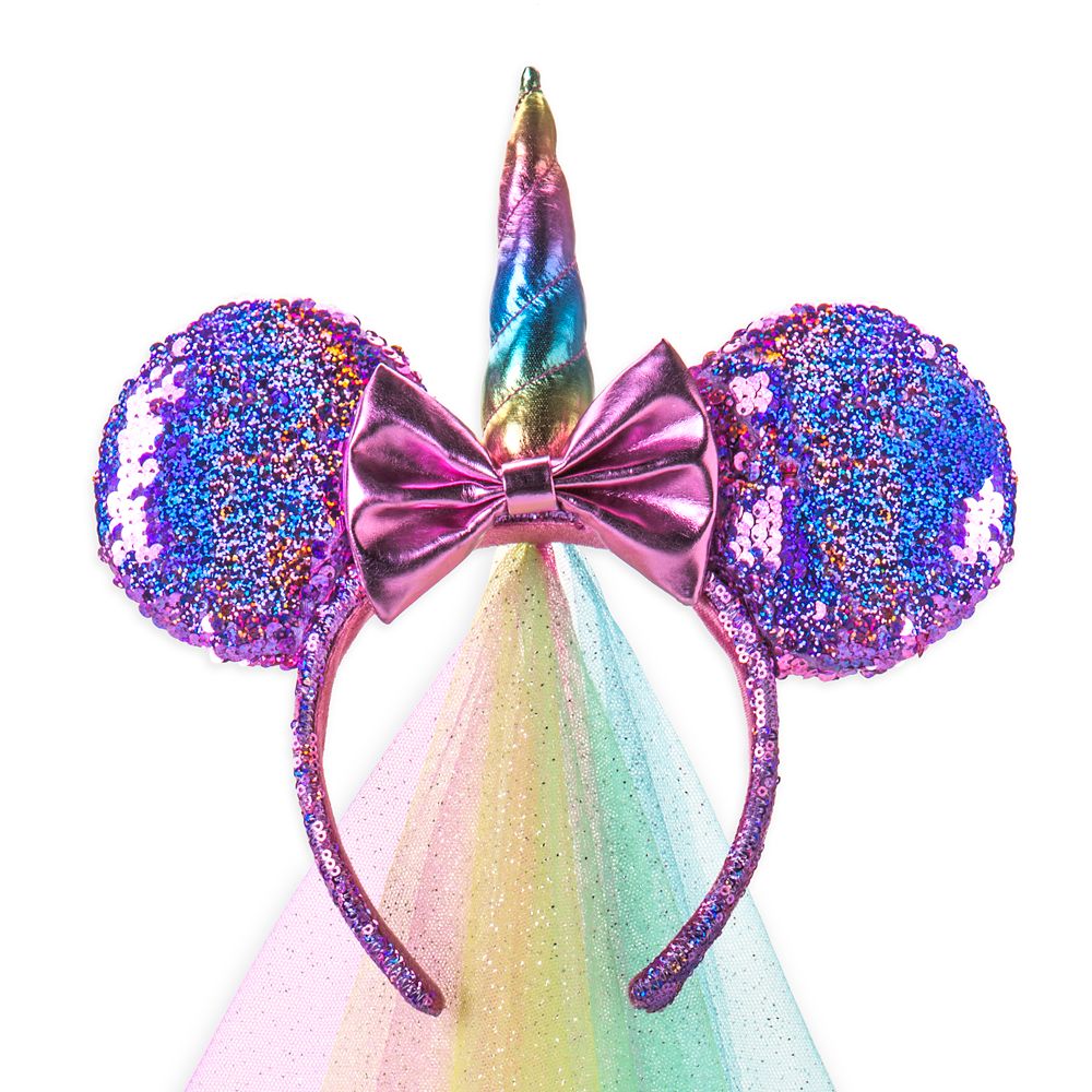 Minnie Mouse Unicorn Sequined Ear Headband