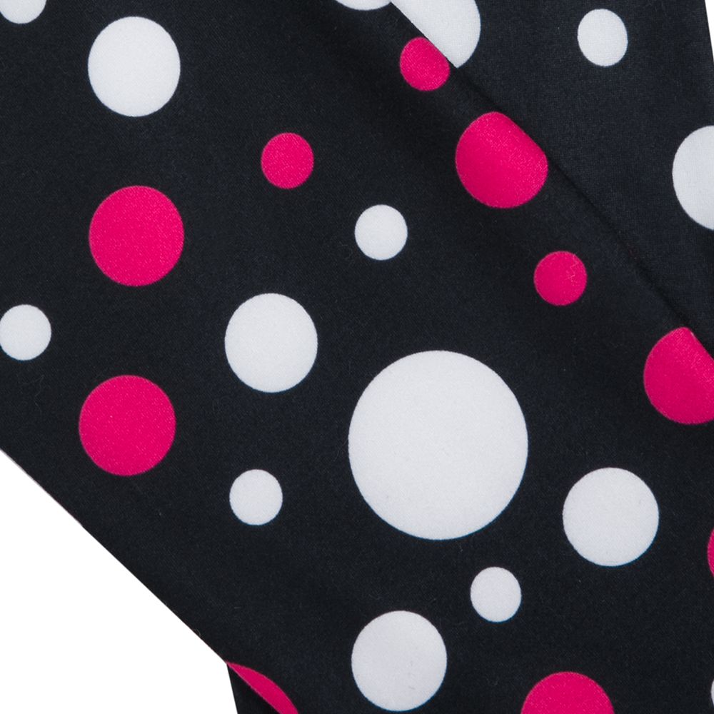 Minnie Mouse Bow and Polka Dot Leggings for Women