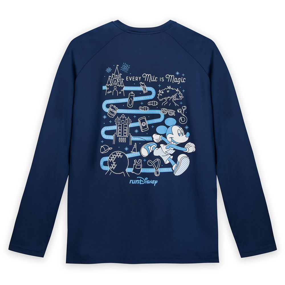 Mickey Mouse runDisney Long Sleeve Performance T-Shirt for Men