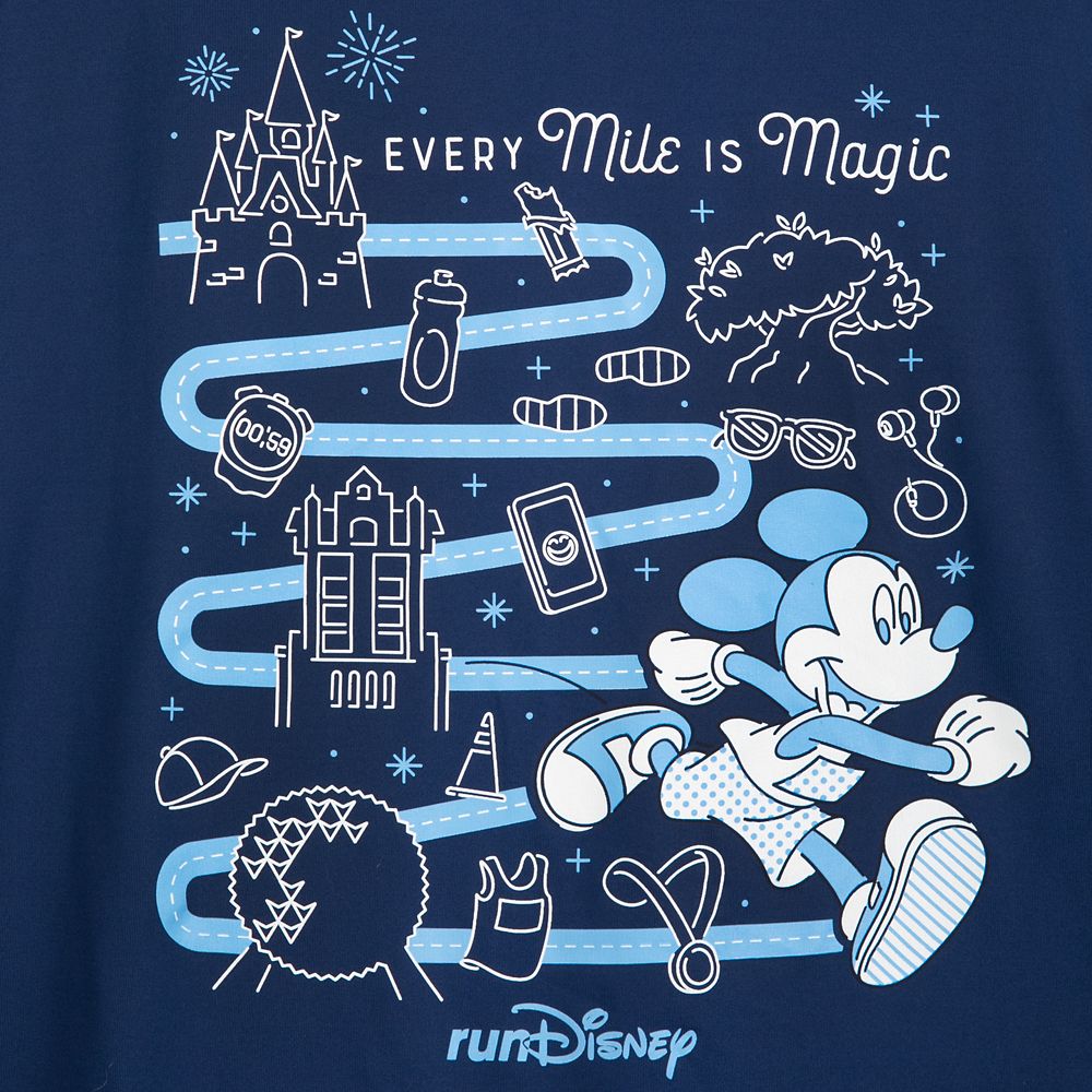 Mickey Mouse runDisney Long Sleeve Performance T-Shirt for Men