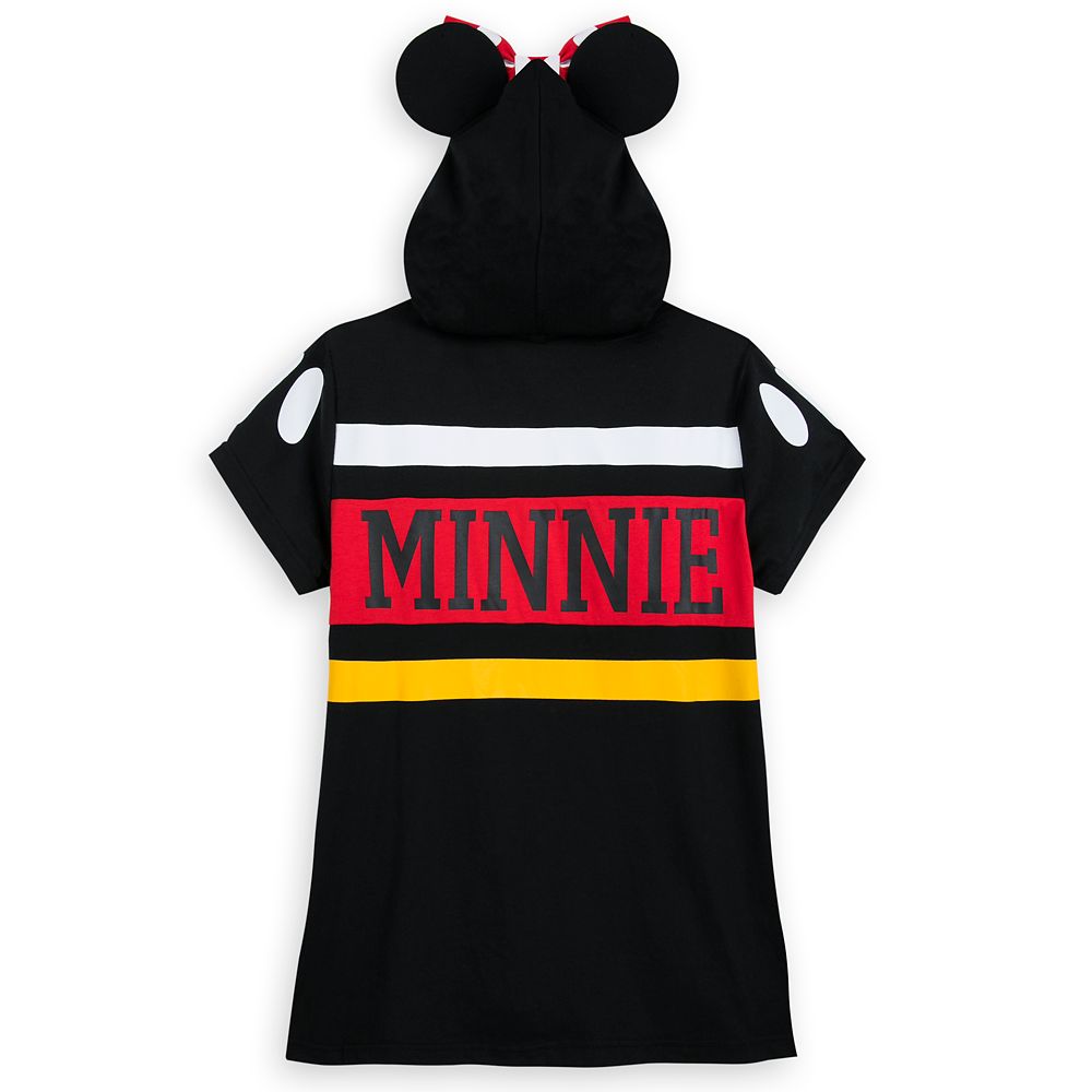 Minnie Mouse Hooded Short Sleeve Pullover Top for Women