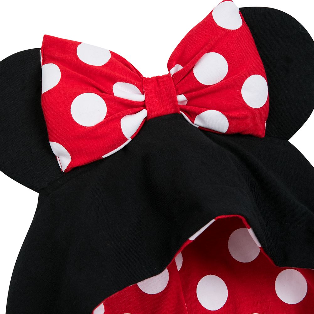 Minnie Mouse Hooded Short Sleeve Pullover Top for Women