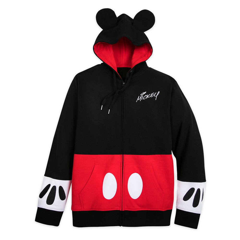 Mens hot sale mickey hoodie