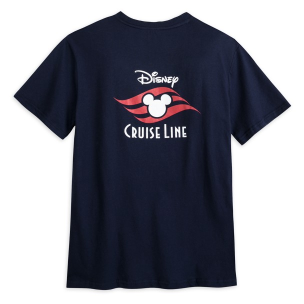 Disney Cruise Line Logo Tee for Adults – Navy