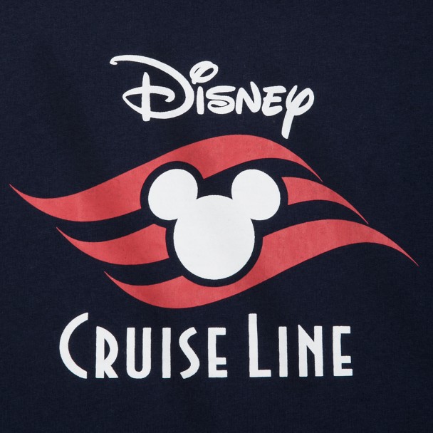 Disney Cruise Line Logo Tee for Adults – Navy