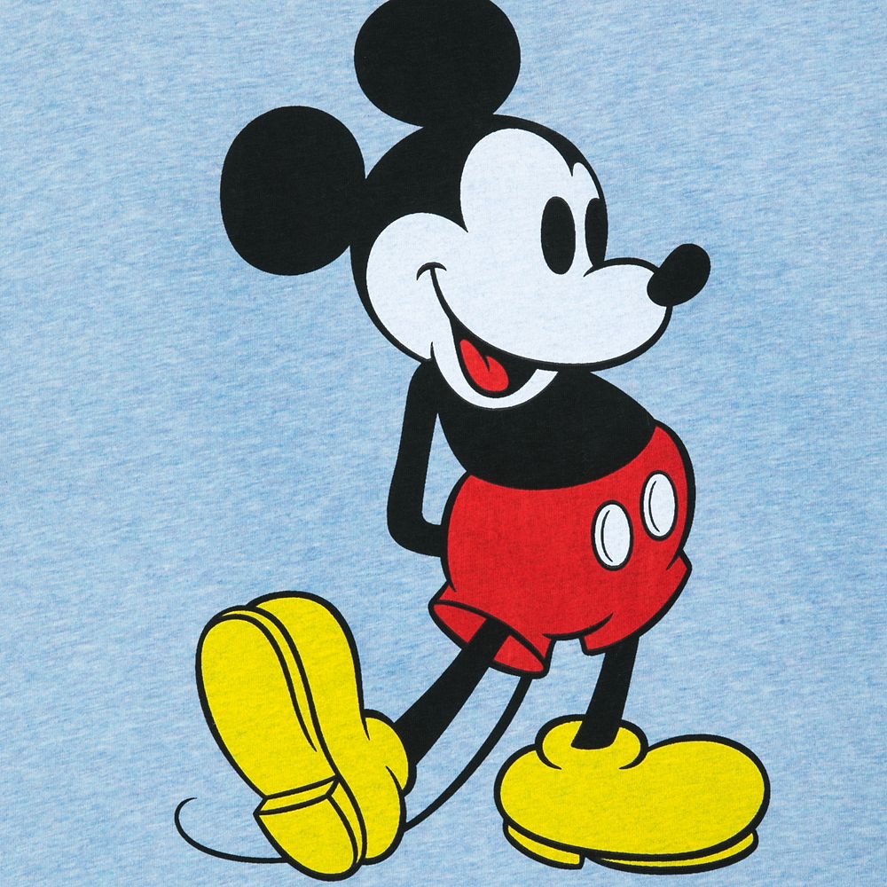 Mickey Mouse Ringer T-Shirt for Men – Walt Disney World – Blue