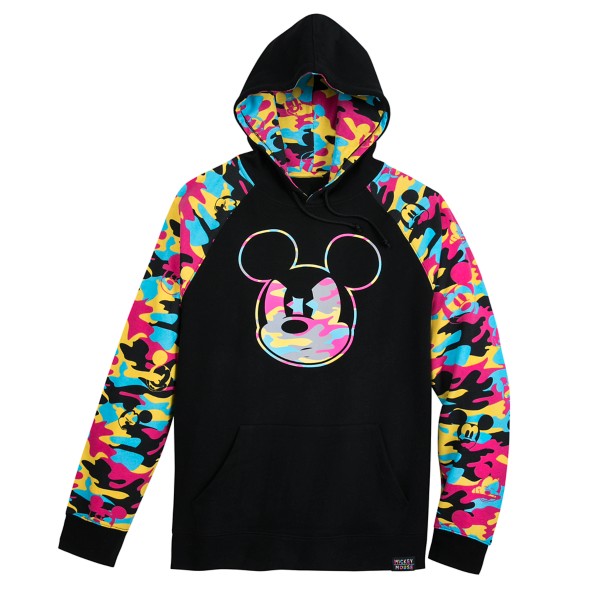Mickey Mouse Camouflage Pullover Hoodie for Men