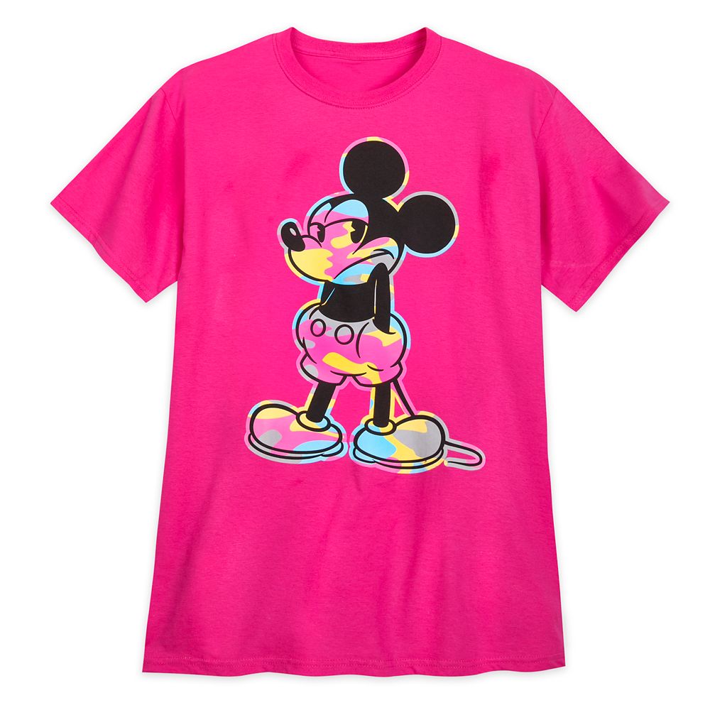 Mickey Mouse Camouflage Pose T-Shirt for Men