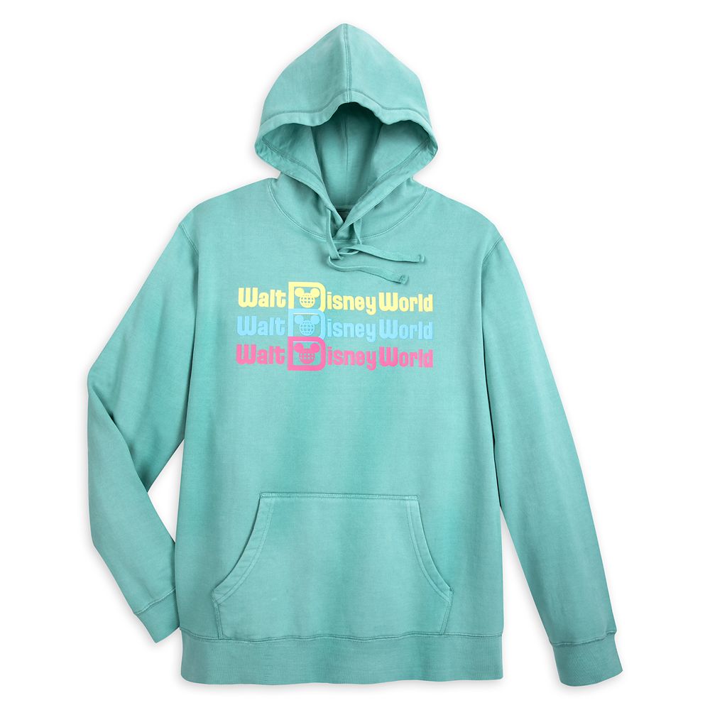 Walt Disney World Resort Faded Green Pullover Hoodie for Men