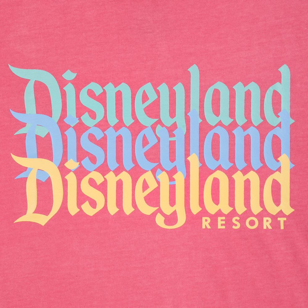 Disneyland Resort Faded Pink T-Shirt for Men