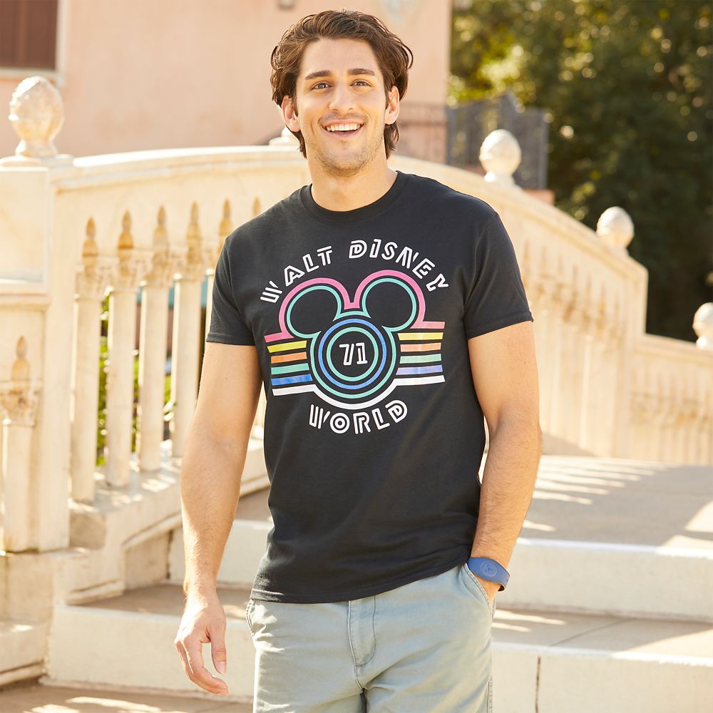 Mickey Mouse Icon Striped T-Shirt for Adults – Walt Disney World