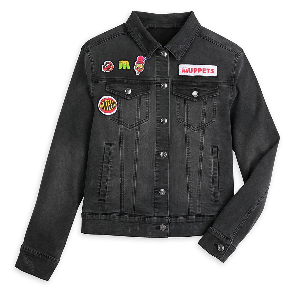 Dr. Teeth and the Electric Mayhem Black Denim Jacket for Women