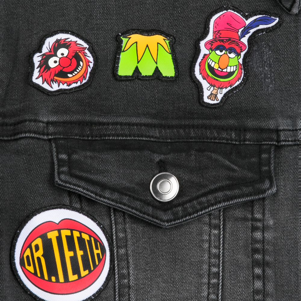 Dr. Teeth and the Electric Mayhem Black Denim Jacket for Women