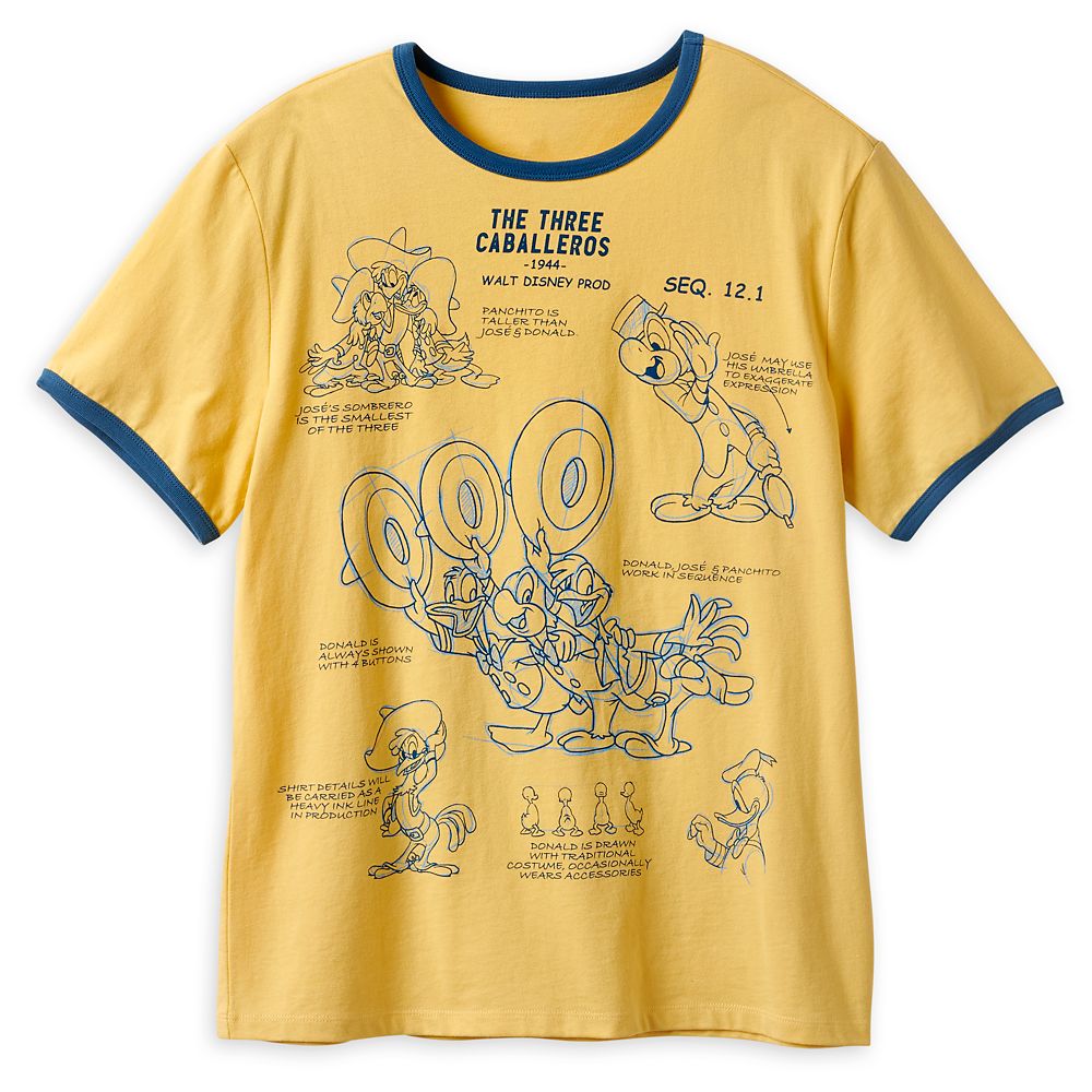 The Three Caballeros Ringer T-Shirt for Adults – Disney Ink & Paint