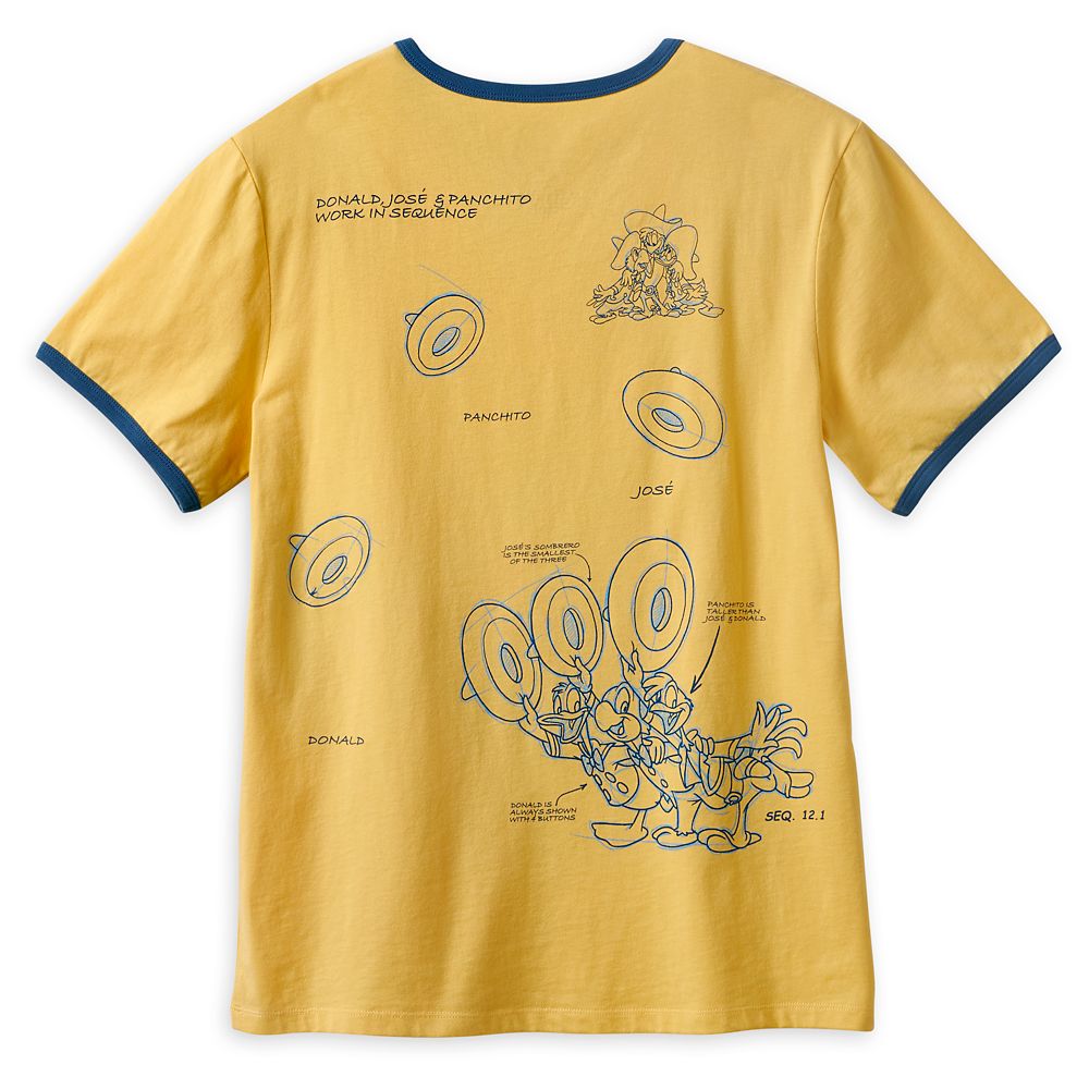 The Three Caballeros Ringer T-Shirt for Adults – Disney Ink & Paint