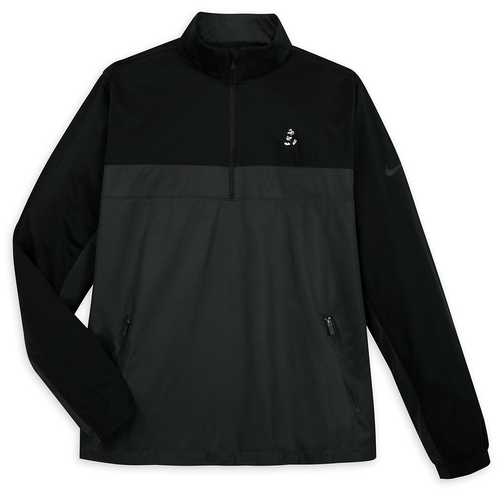 black nike pullover windbreaker