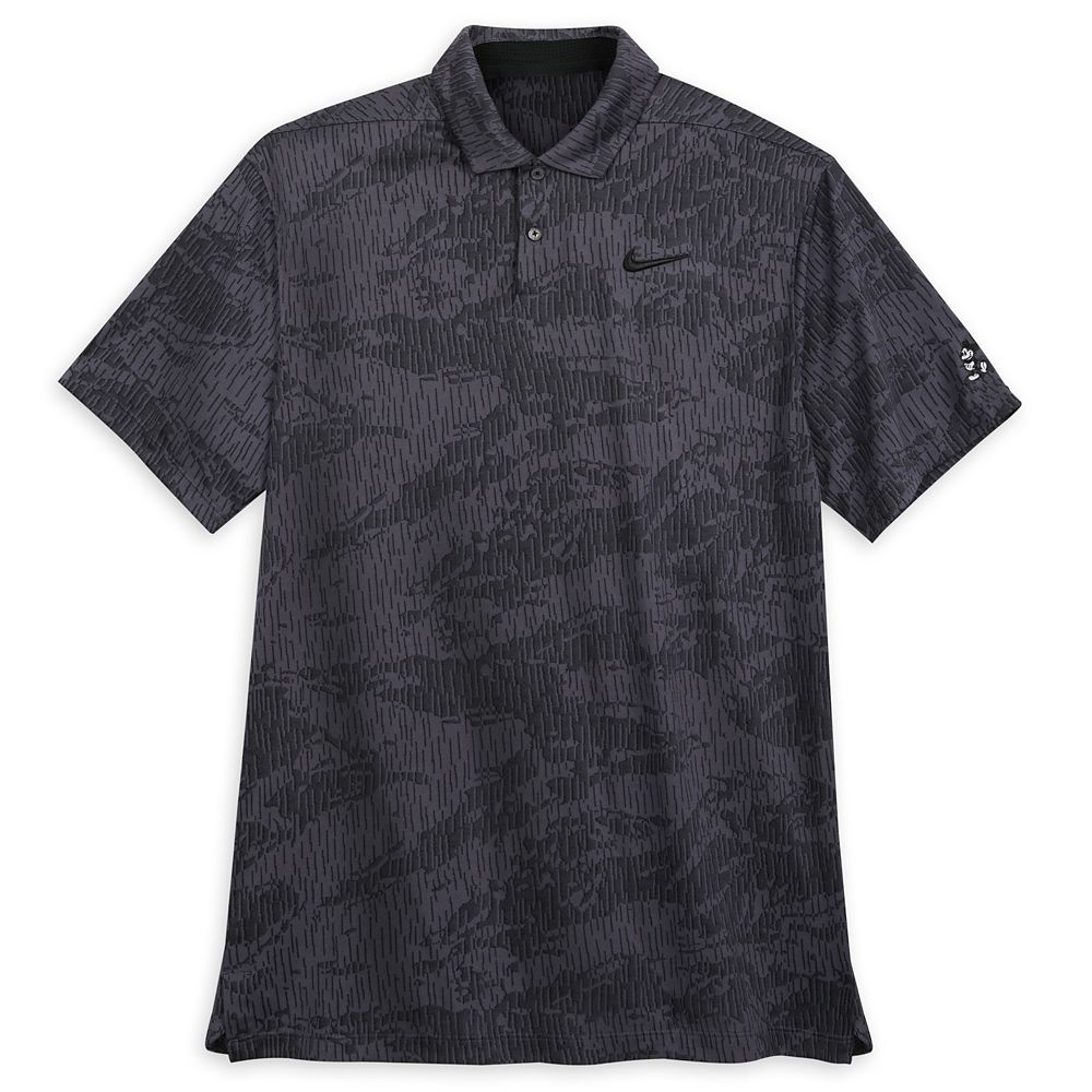 Mickey Mouse Performance Polo Shirt for Men by Nike – Jacquard Charcoal