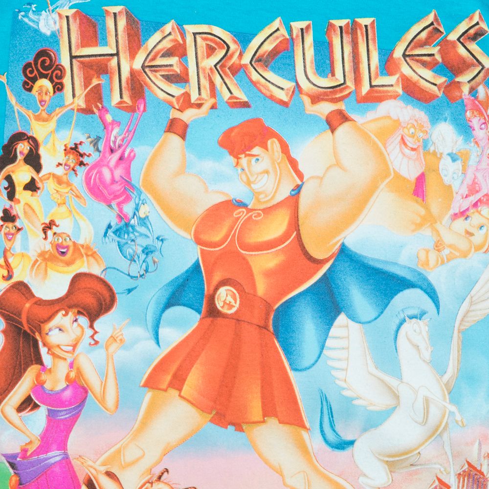 Hercules Movie Poster T-Shirt for Adults