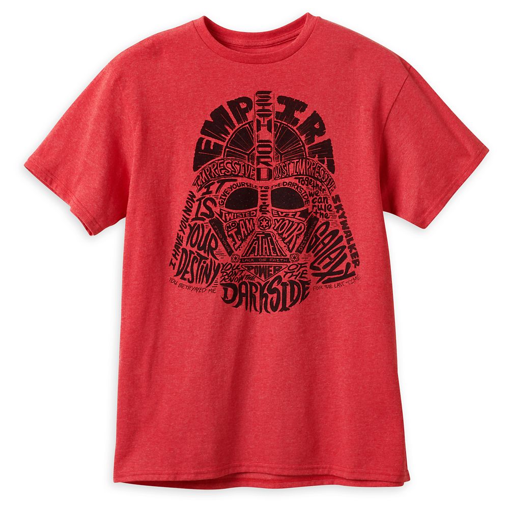 Darth Vader Words T-Shirt for Adults