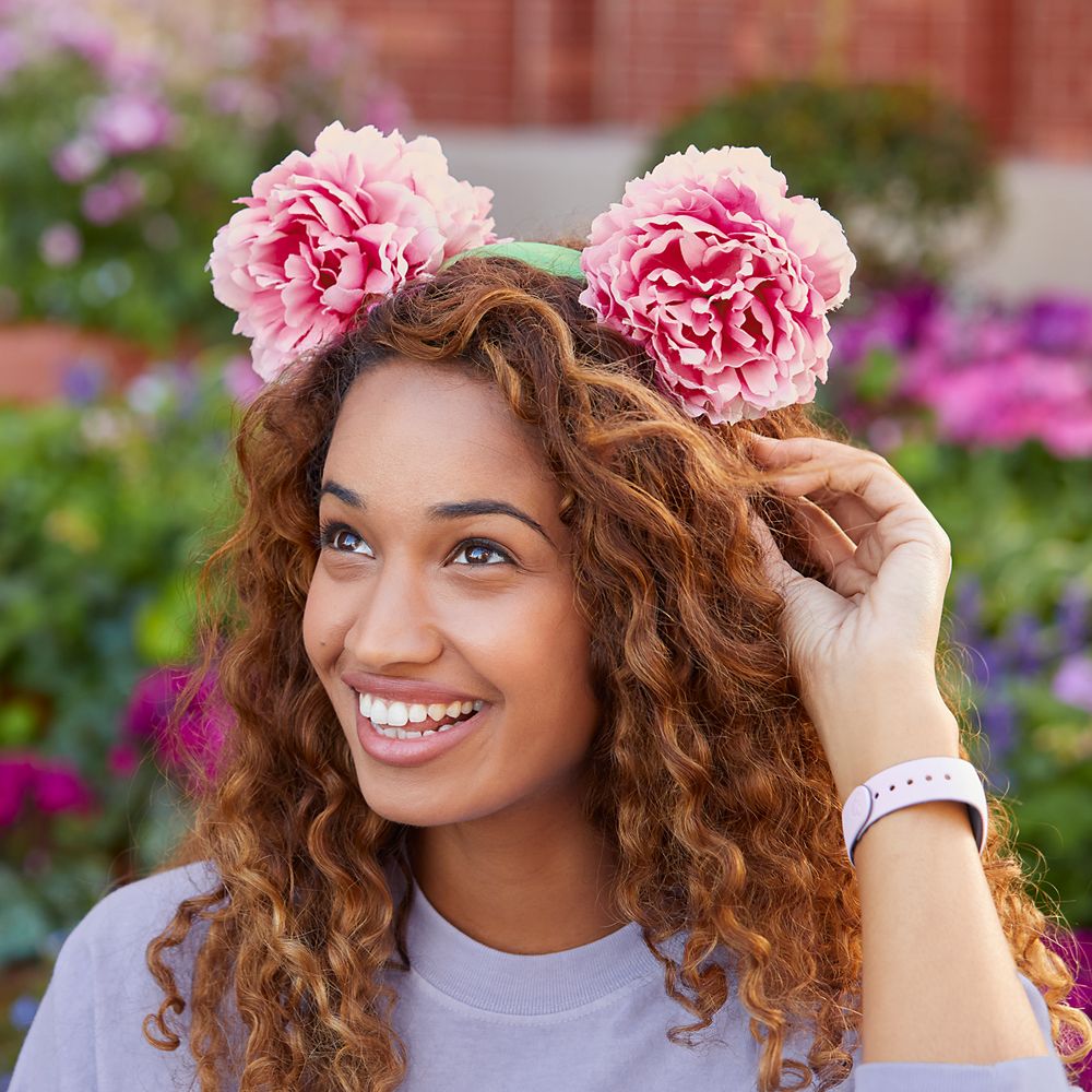 Mickey Mouse Floral Ear Headband