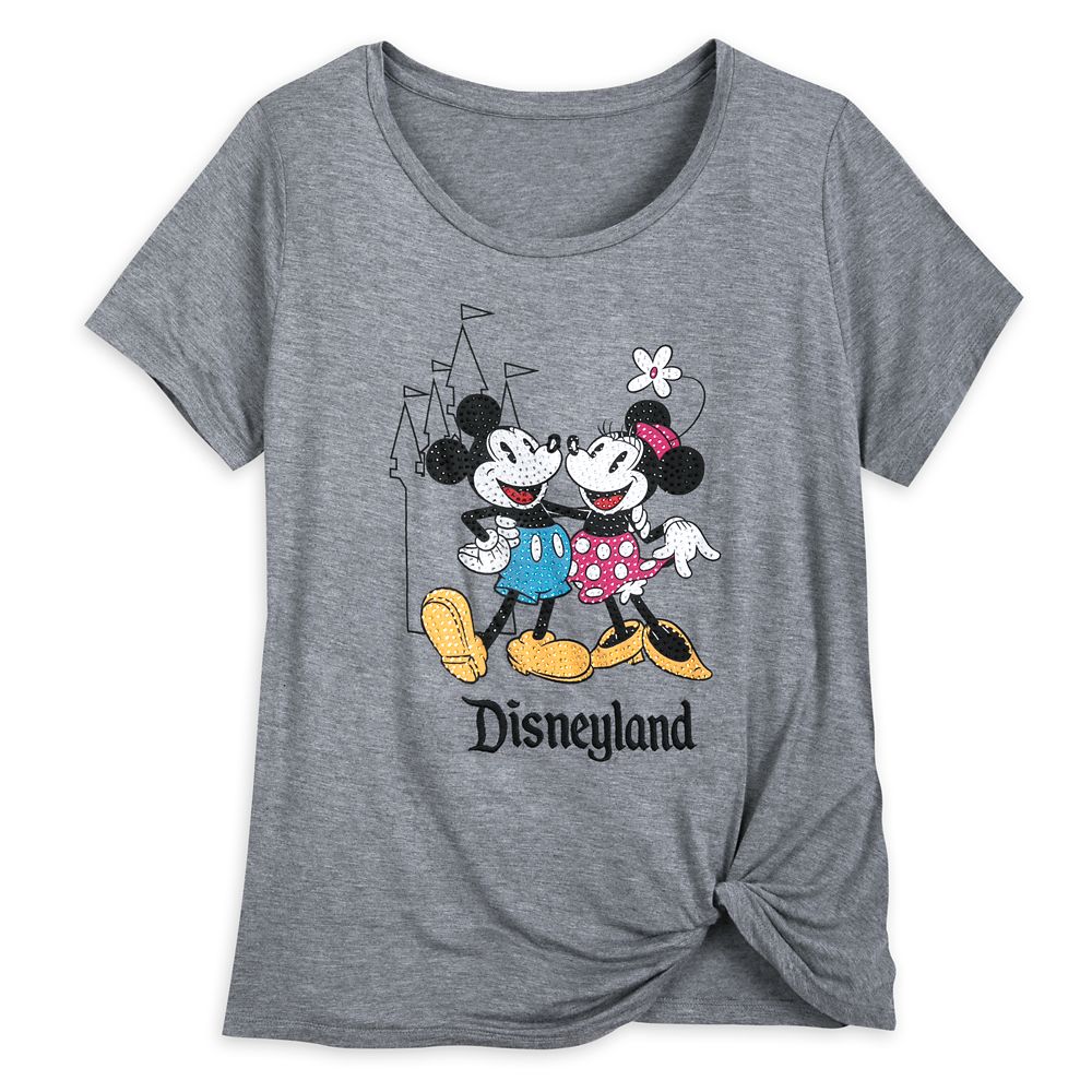 Mickey and Minnie Mouse Fashion T-Shirt for Women – Disneyland