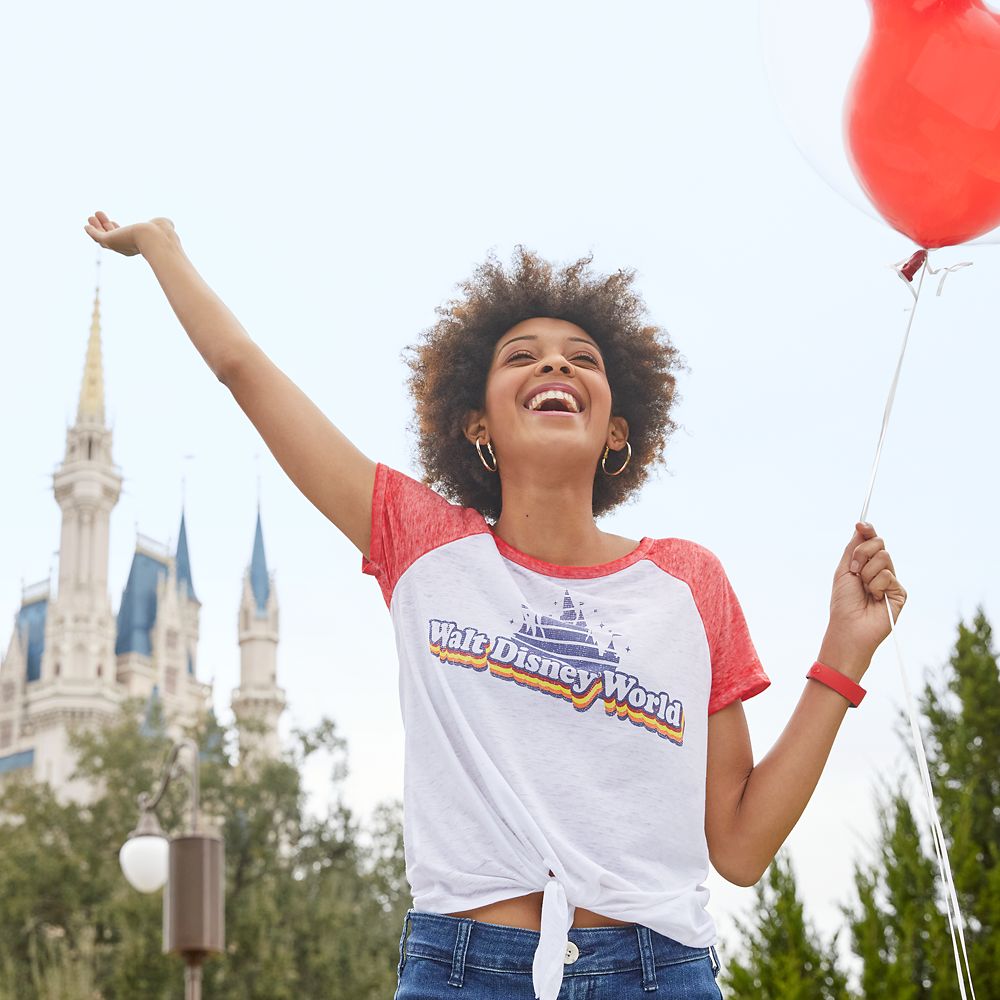 Walt Disney World Raglan Knotted T-Shirt for Women