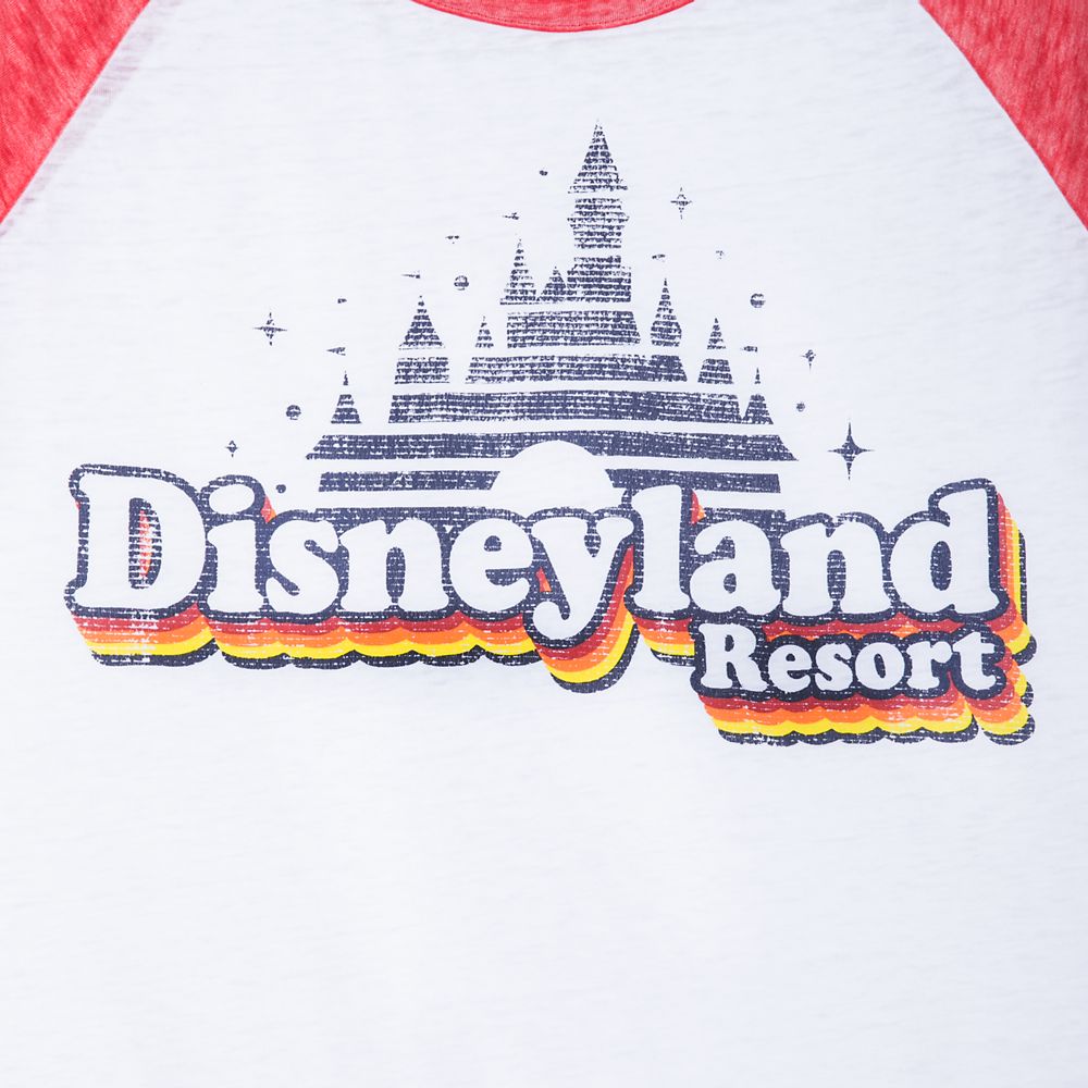 Disneyland Raglan Knotted T-Shirt for Women