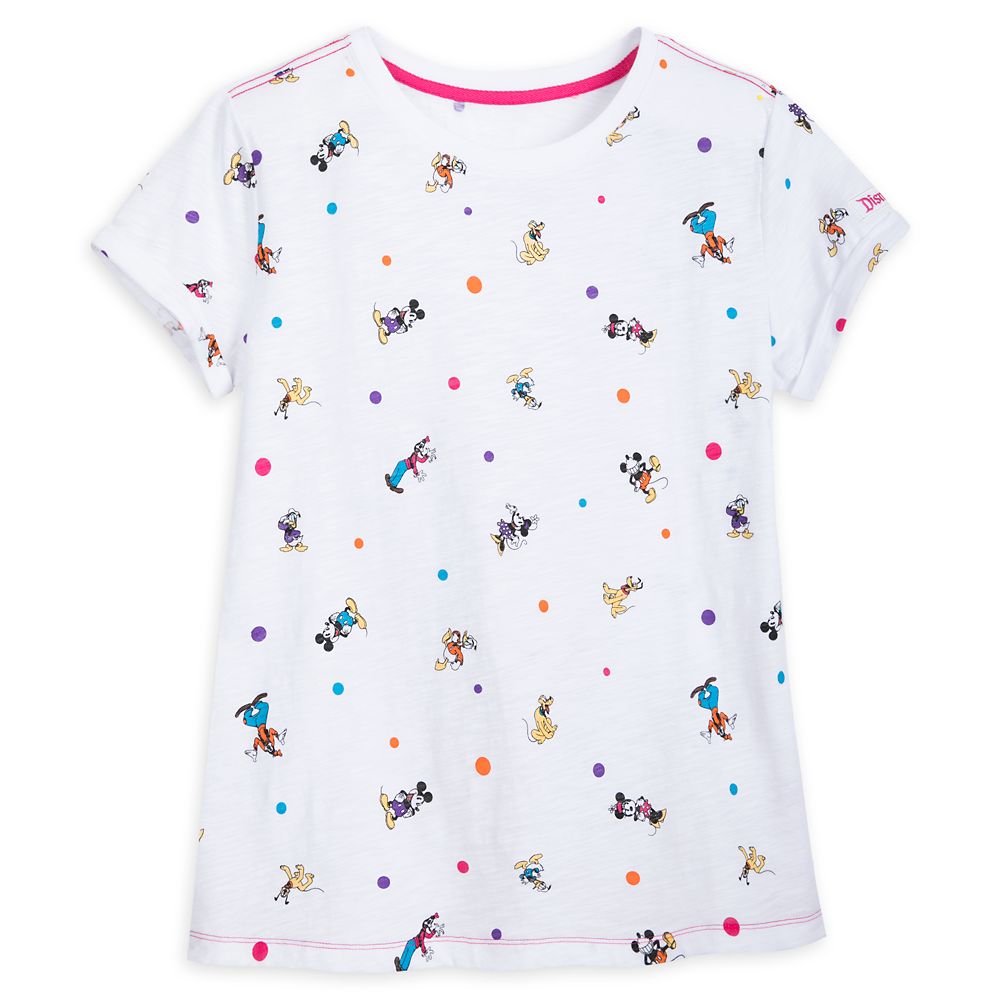 Mickey Mouse and Friends Cap Sleeve T-Shirt for Women – Disneyland