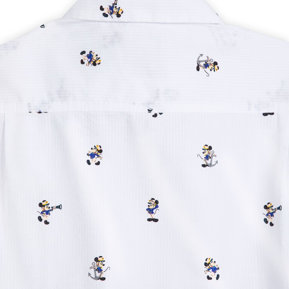 Captain Mickey Mouse Woven Shirt for Men by Tommy Bahama – Disney Cruise Line