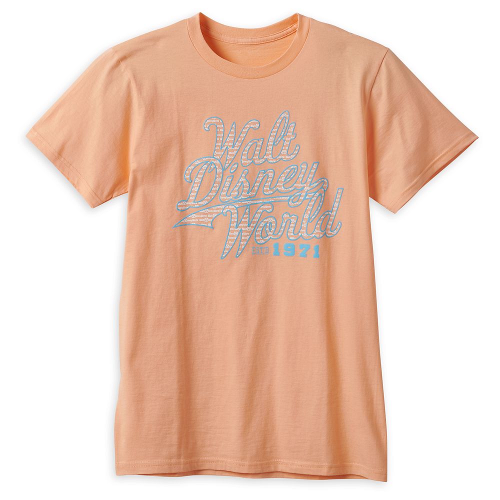 Walt Disney World Collegiate Script T-Shirt for Adults