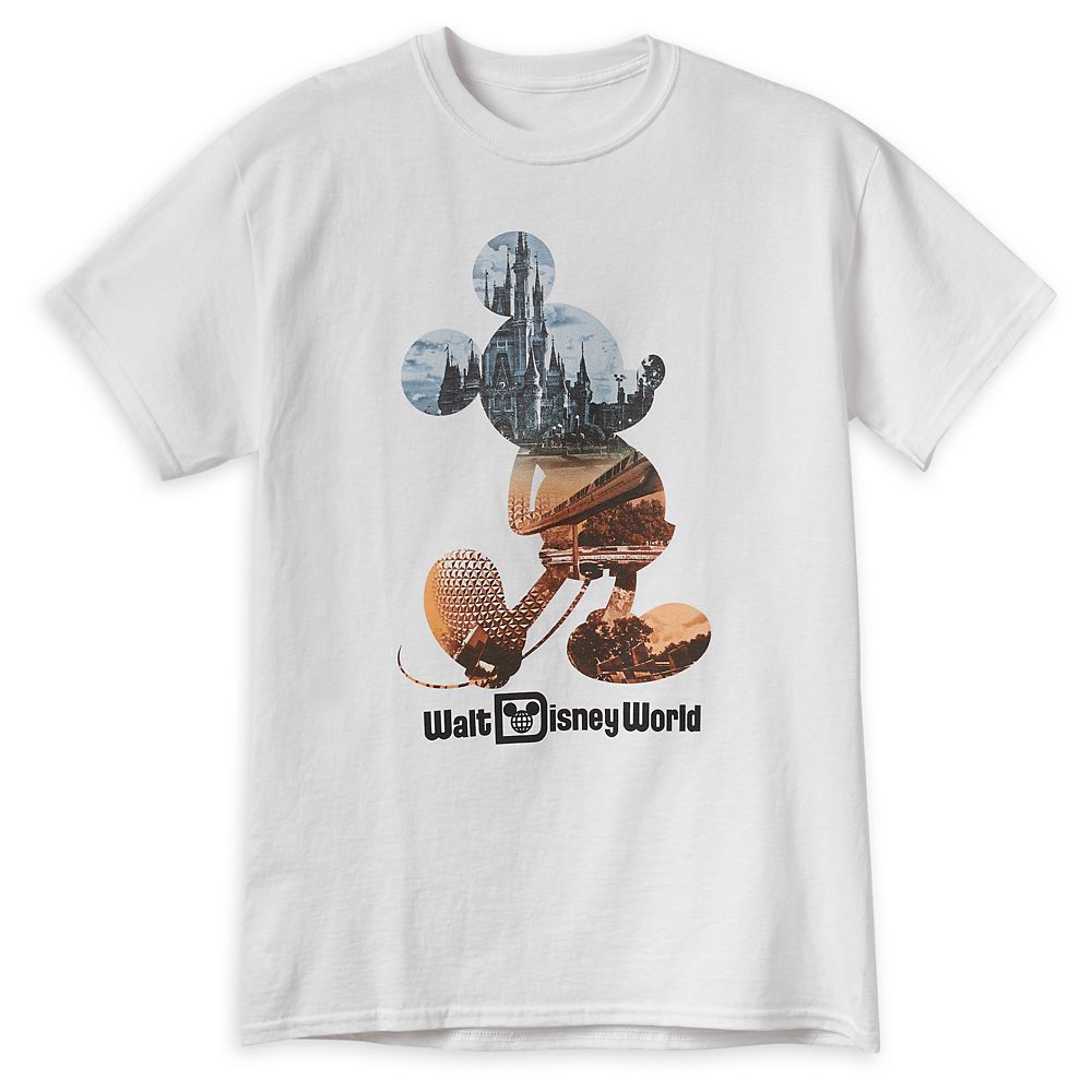 Mickey Mouse Photo Collage T-Shirt for Adults – Walt Disney World