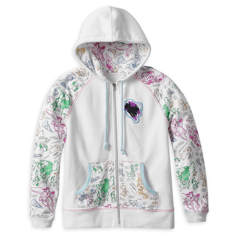 Disney Ink & Paint Zip Hoodie for Women – Walt Disney World