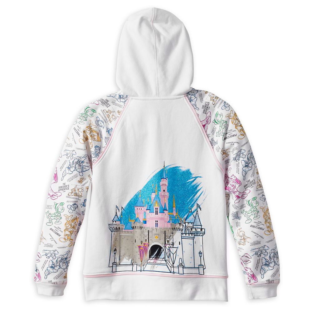 Disney Ink & Paint Zip Hoodie for Women Disneyland is now available