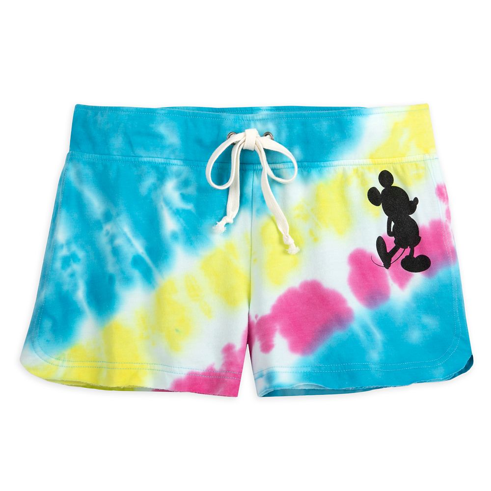 Mickey Mouse Tie-Dye Shorts for Women