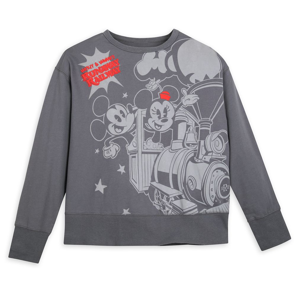 Mickey and Minnie Mouse Runaway Railway Pullover for Women
