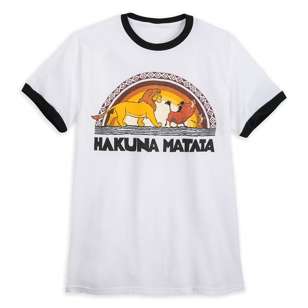 The Lion King ''Hakuna Matata'' Ringer T-Shirt for Adults