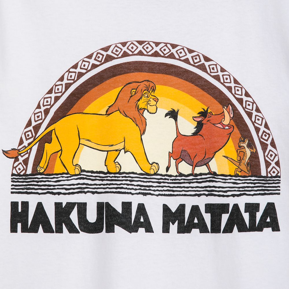 The Lion King ''Hakuna Matata'' Ringer T-Shirt for Adults