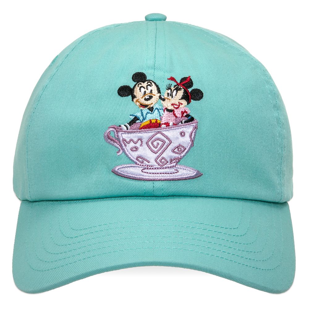 Mickey and Minnie Mouse Park Life Baseball Cap for Adults – Mad Tea Party – Disneyland