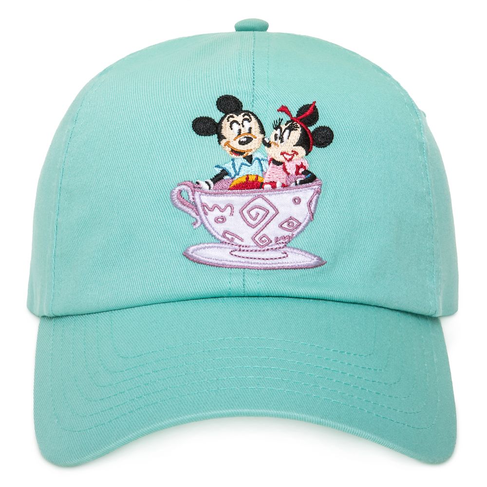 Mickey and Minnie Mouse Park Life Baseball Cap for Adults – Mad Tea Party – Walt Disney World is now out for purchase